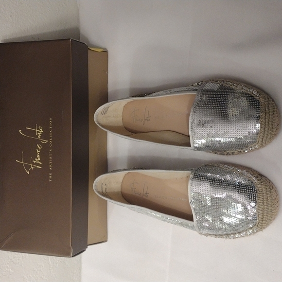 Franco Sarto Shoes - FRANCO Sartosilver Sequence Flats Size 7 New